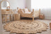 Jayde Natural Hand Woven Round Jute Rug *NO RETURNS UNLESS FAULTY