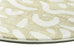 Jema Beige Abstract Rollie Pollie Round Playmat