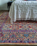 Jeraldine Multicolour Bordered Floral Rug