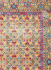 Jeraldine Multicolour Bordered Floral Rug