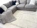 Kaliko Beige Abstract Pattern Washable Rug