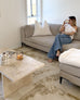 Kallua Textured Abstract Neutral Washable Rug