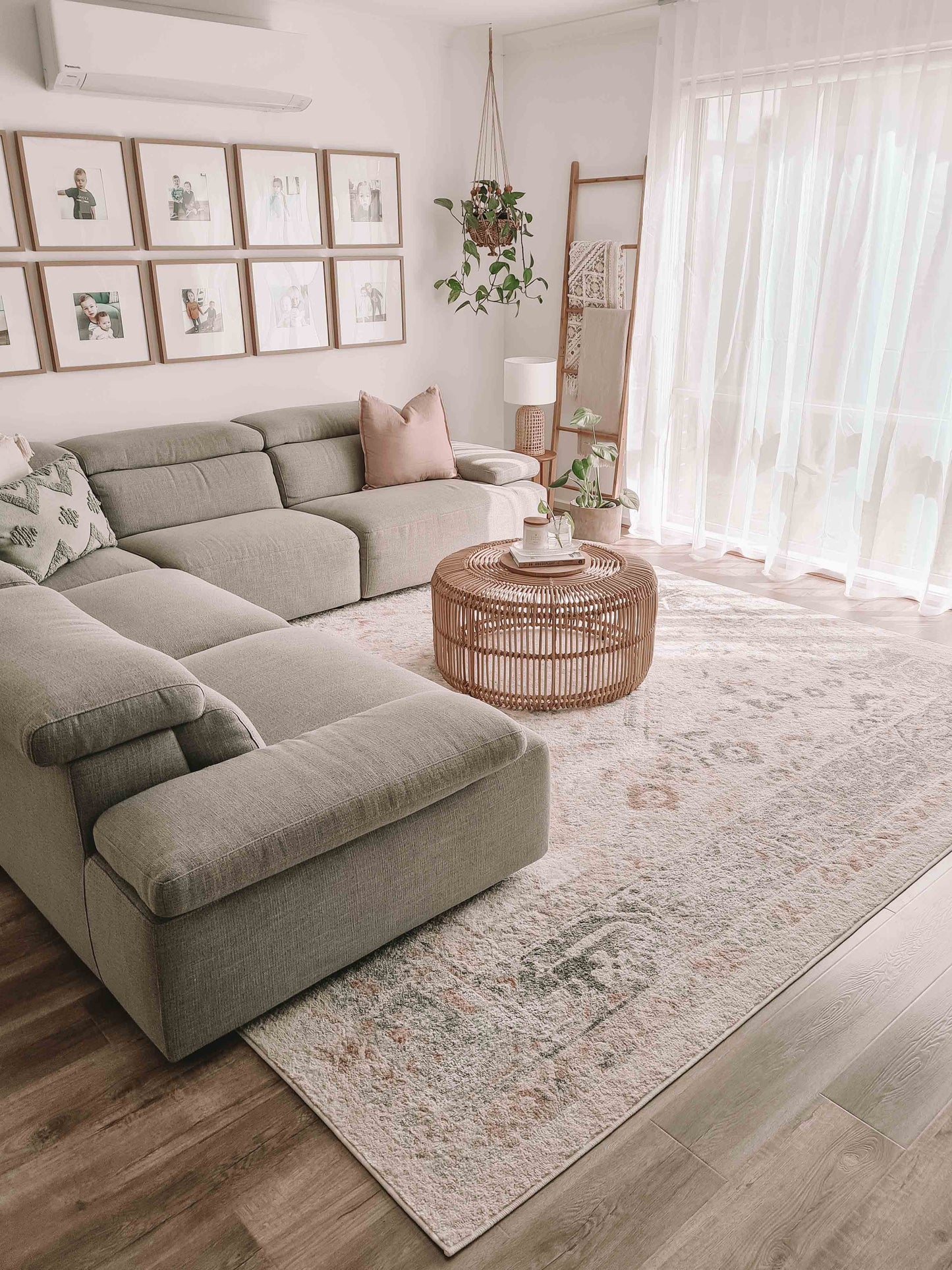 Katya Cream And Grey Multi-Colour Traditional Floral Rug