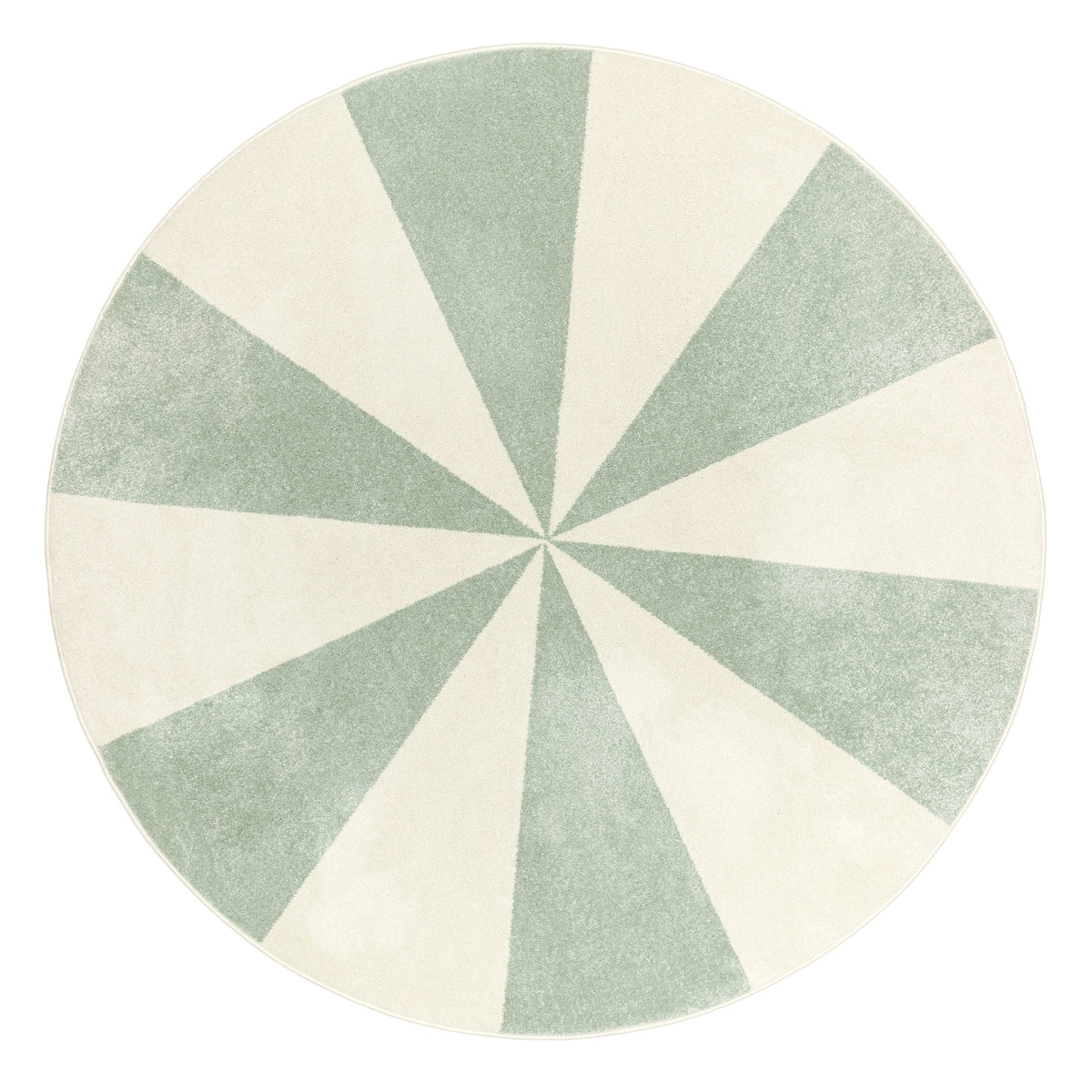 Keiko Sage Pinwheel Round Rug