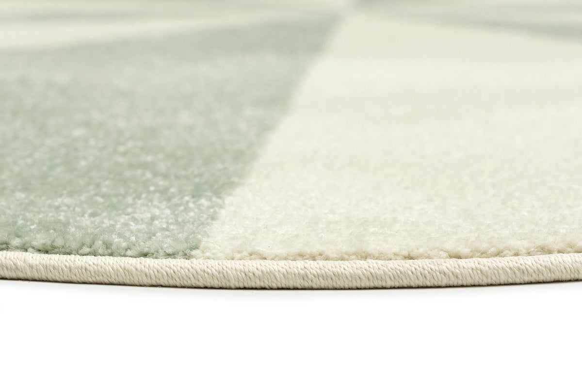 Keiko Sage Pinwheel Round Rug