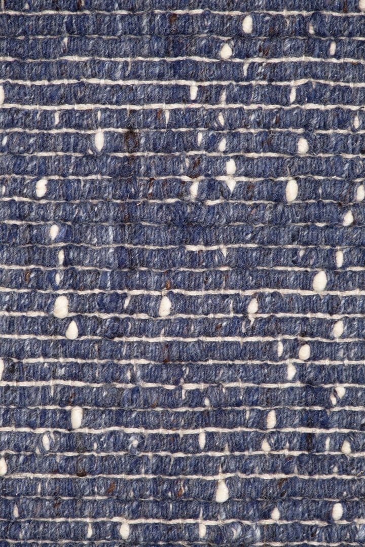 Kendra Navy Blue and Ivory Wool Rug