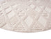 Kira Diamond Detail Textured Round Rug