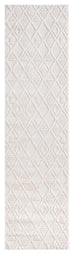 Kira Diamond Detail Textured Runner Rug