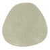 Kisa Green Irregular Round Washable Rug