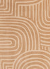 Koru Brown Abstract Rollie Pollie Playmat