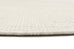 Larvic Ivory Chunky Wool Round Rug