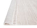 Leilani Ivory Cream Textured Runner Rug