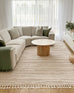 Leilani Ivory Cream Textured Rug