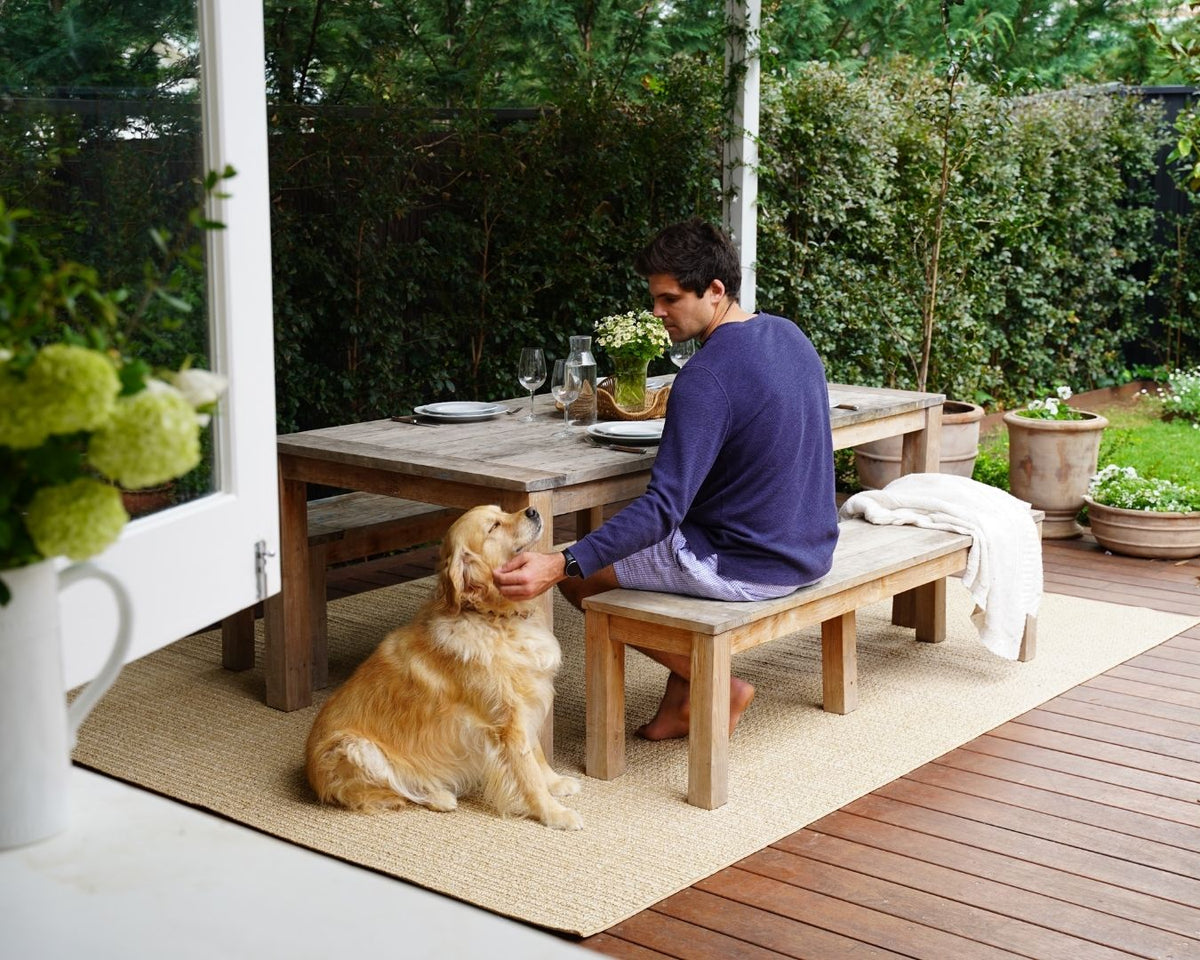 Leonora Tan Indoor Outdoor Rug