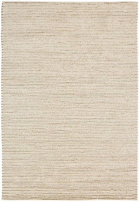 Linnea Beige Herringbone Braided Wool Rug