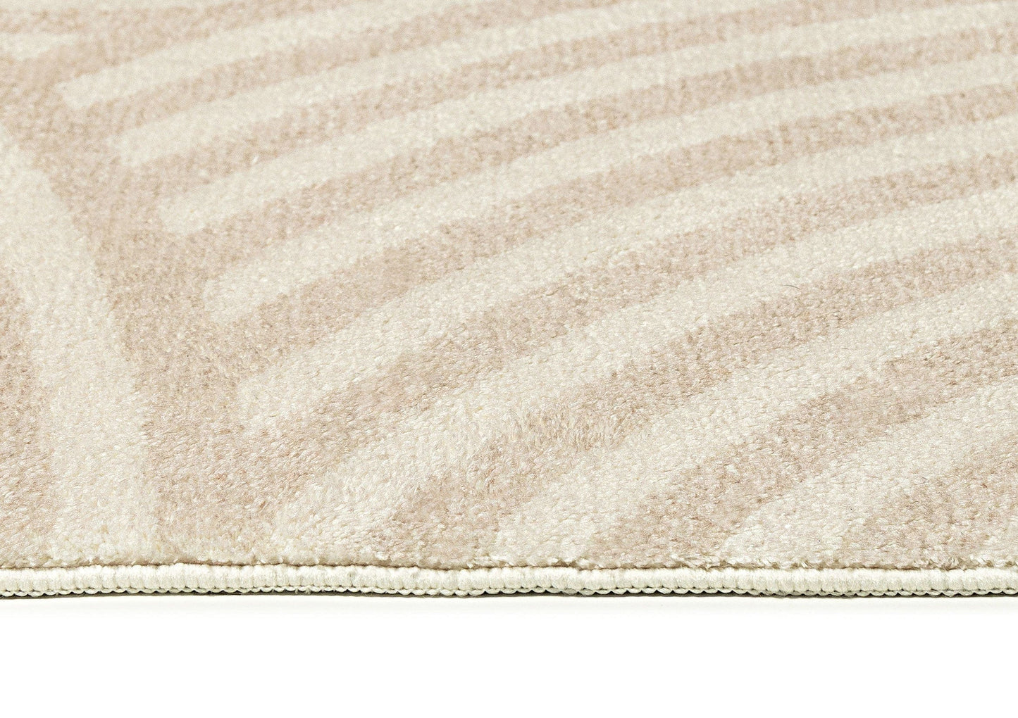Lissy Ivory Rainbow Pattern Washable Rug