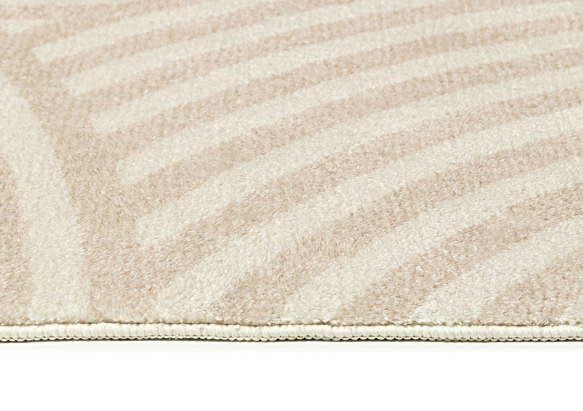 Lissy Ivory Rainbow Pattern Washable Rug