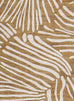 Liya Brown Palm Print Washable Rug