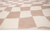 Logan Beige and Ivory Abstract Checkered Washable Rug*NO RETURNS UNLESS FAULTY