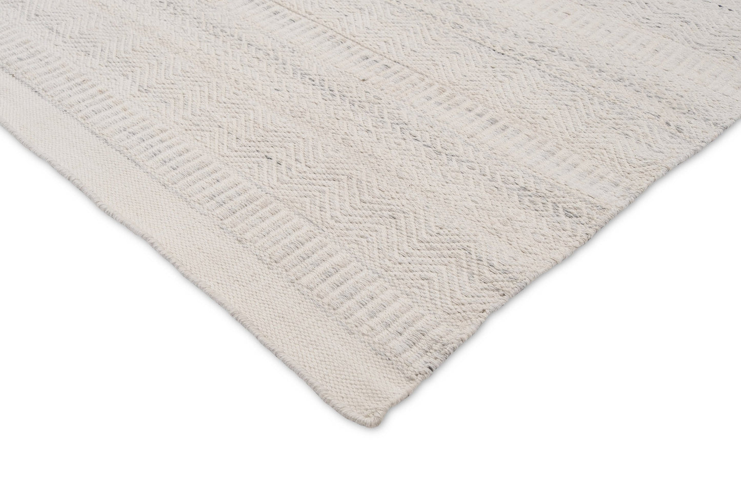 Loretta Cream and Grey Indoor Outdoor P.E.T Rug