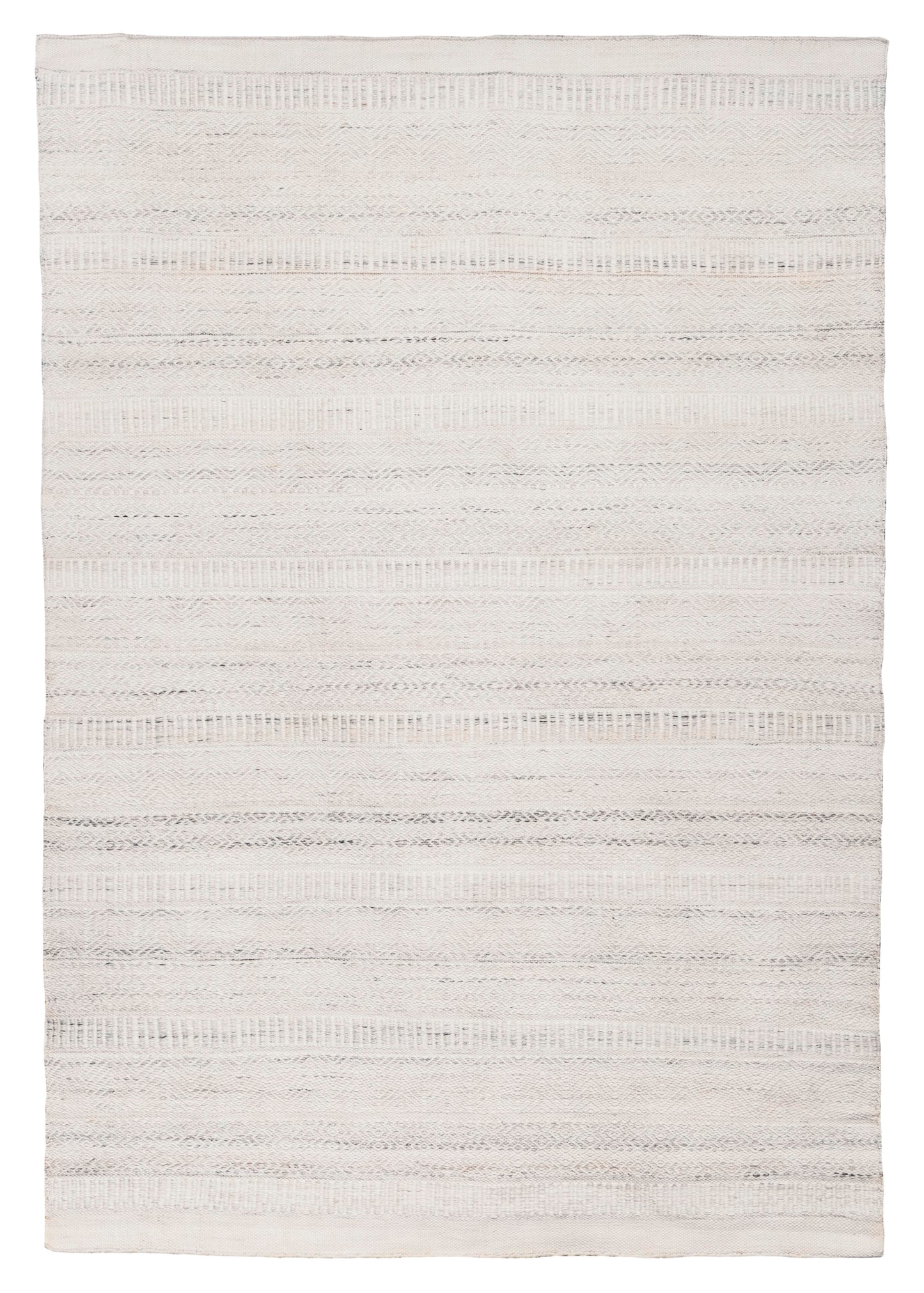 Loretta Cream and Grey Indoor Outdoor P.E.T Rug