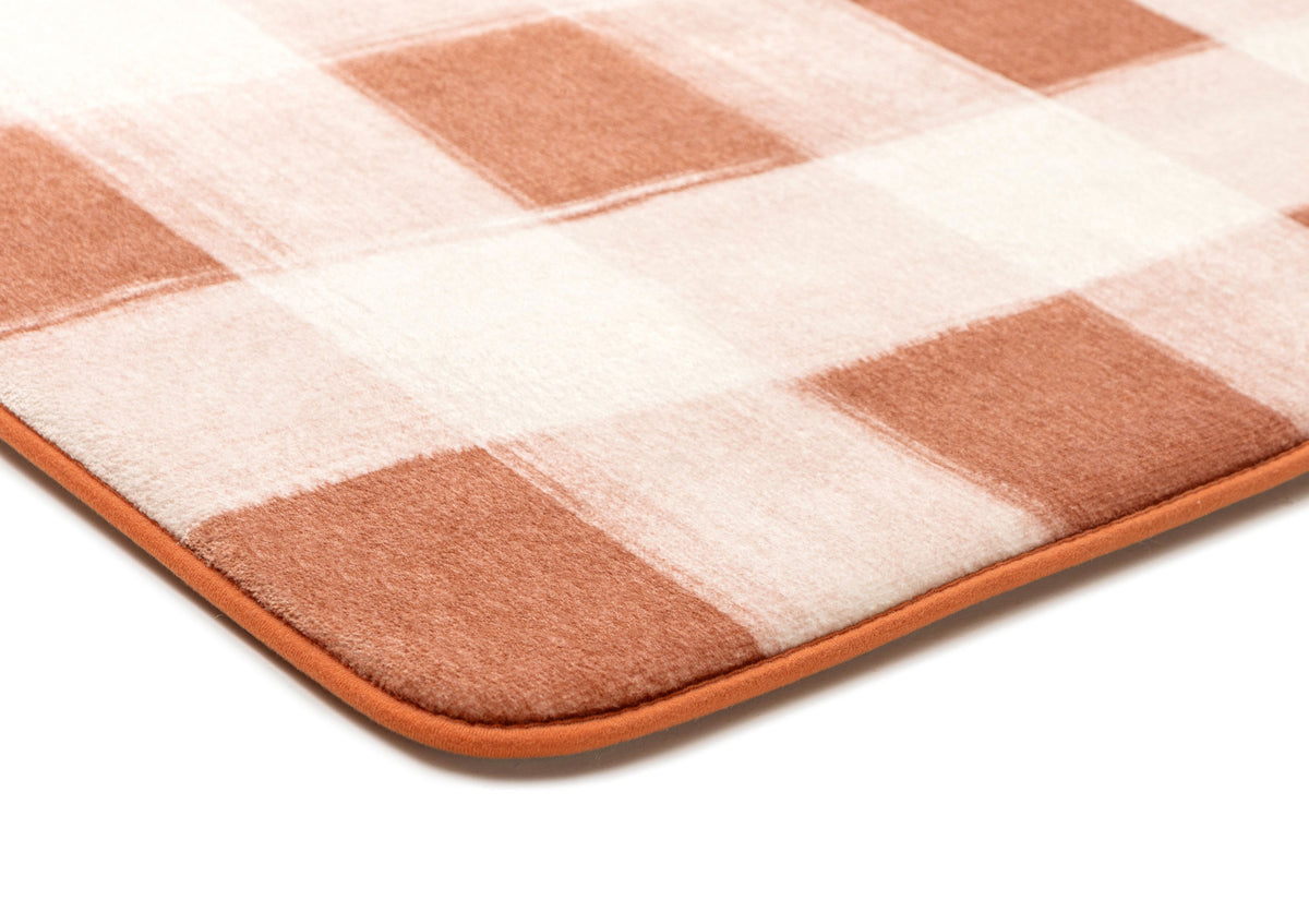 Luli Toasted Nut Gingham Playmat