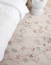 Luna Blue and Pink Floral Rug*NO RETURNS UNLESS FAULTY