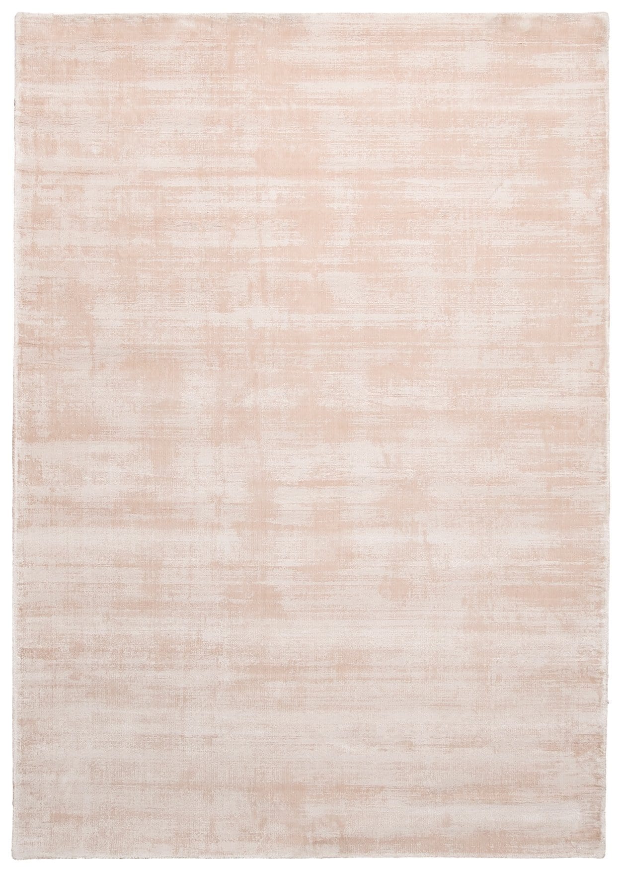 Lyla Blush Peach Distressed Viscose Rug
