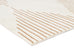 Lyra Ivory and Brown Diamond Stripe Washable Rug *NO RETURNS UNLESS FAULTY