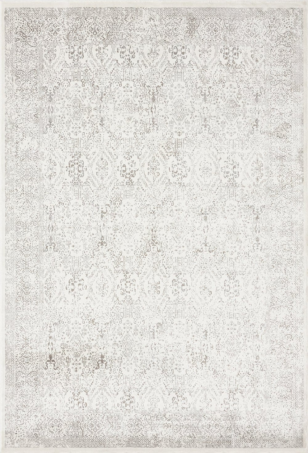 Madison Distressed Rug Madison Ivory And Grey Traditional Distressed Rug