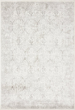 Madison Ivory And Grey Traditional Distressed Rug