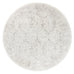 Madison Ivory And Grey Traditional Distressed Round Rug *NO RETURNS UNLESS FAULTY