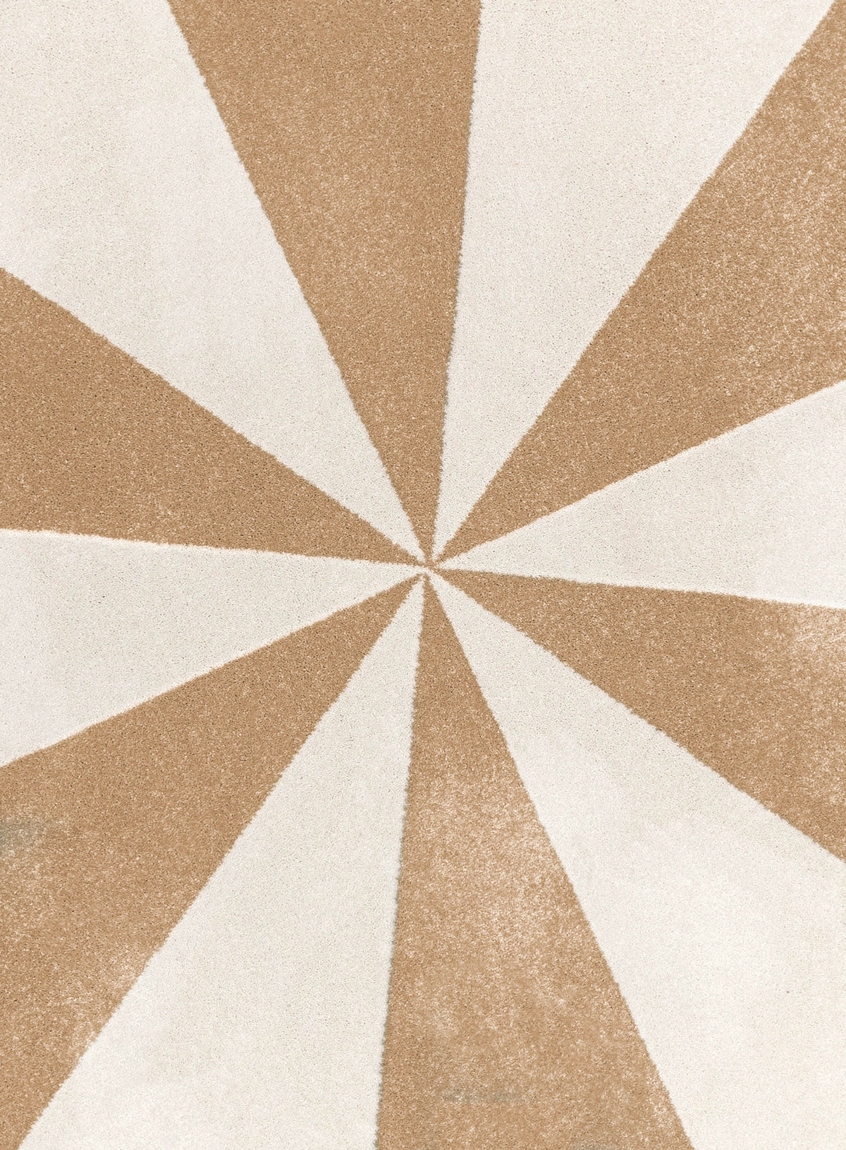 Maita Taupe Pinwheel Round Rug