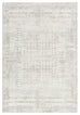 Makeda Ivory and Grey Distressed Tribal Rug