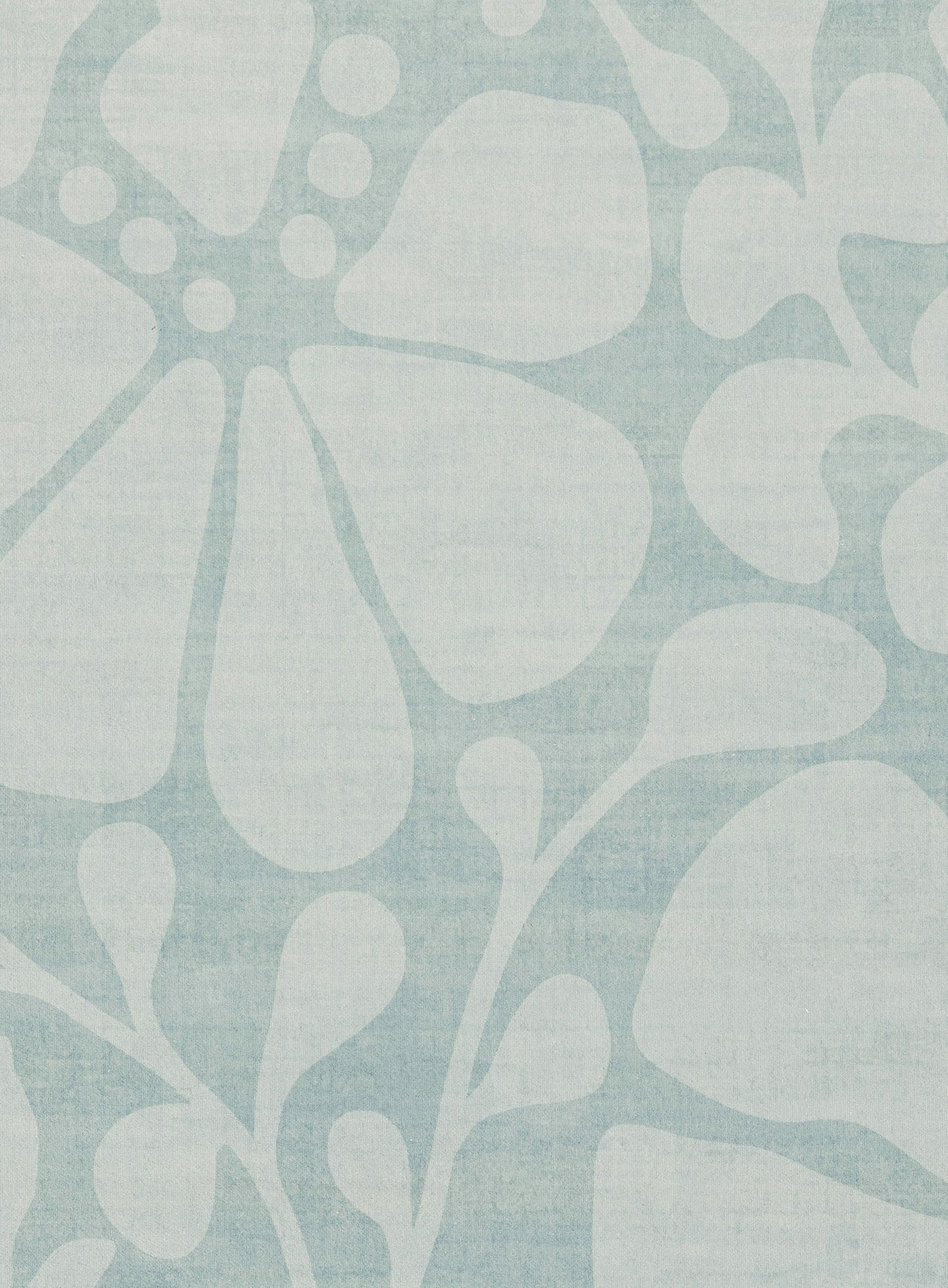 Marion Blue Botanical Washable Rug