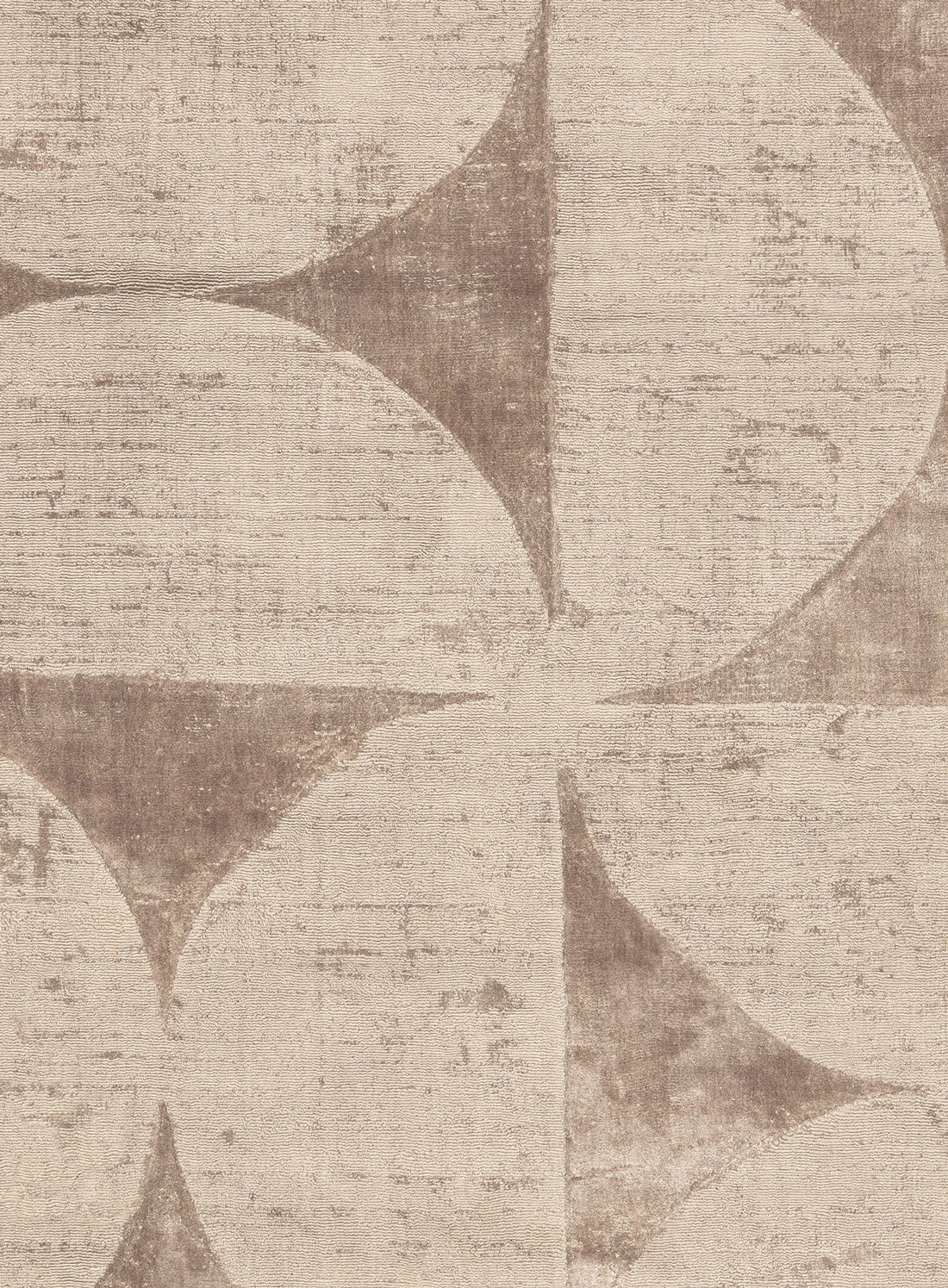 Marishka Taupe Hourglass Viscose Rug