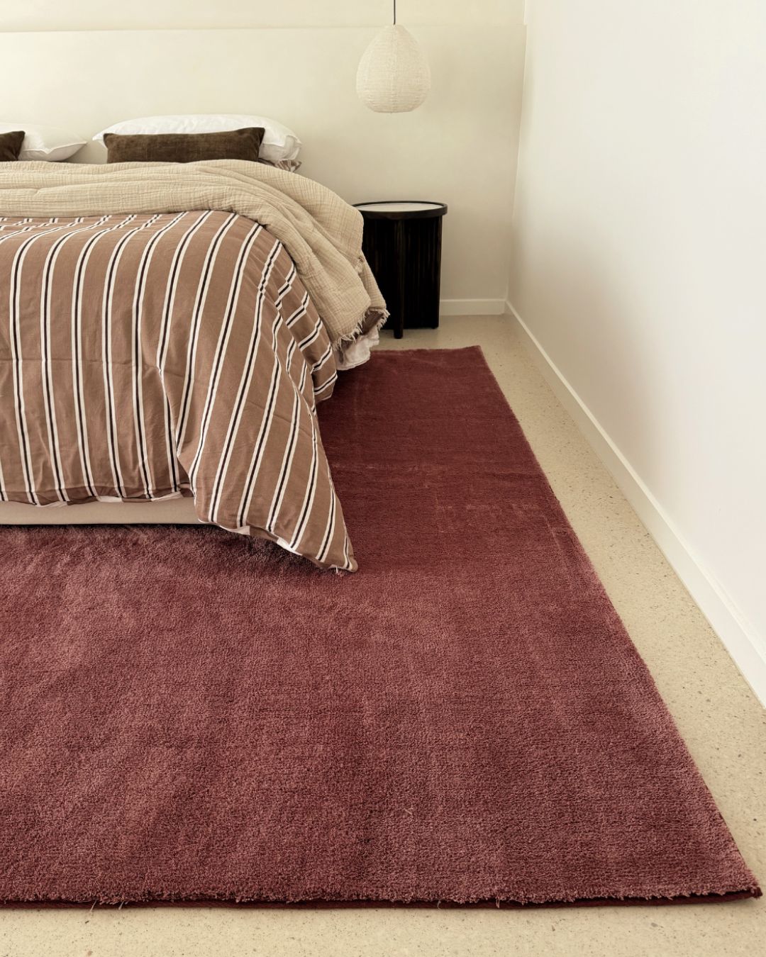 Medora Red Shag Rug