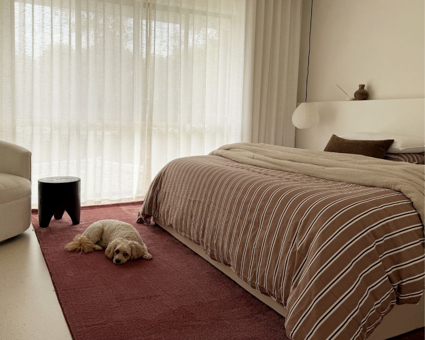 Medora Red Shag Rug