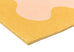 Melody Pink and Yellow Wiggle Bordered Washable Rug