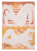 Menaka Pink and Rust Abstract Rug