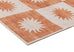 Milena Orange and Beige Washable Rug