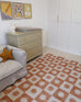 Milena Orange and Beige Washable Rug