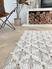 Millie Beige Leaflets Wool Blend Rug *NO RETURNS UNLESS FAULTY