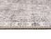 Mindi Grey and Pink Traditional Distressed Washable Rug