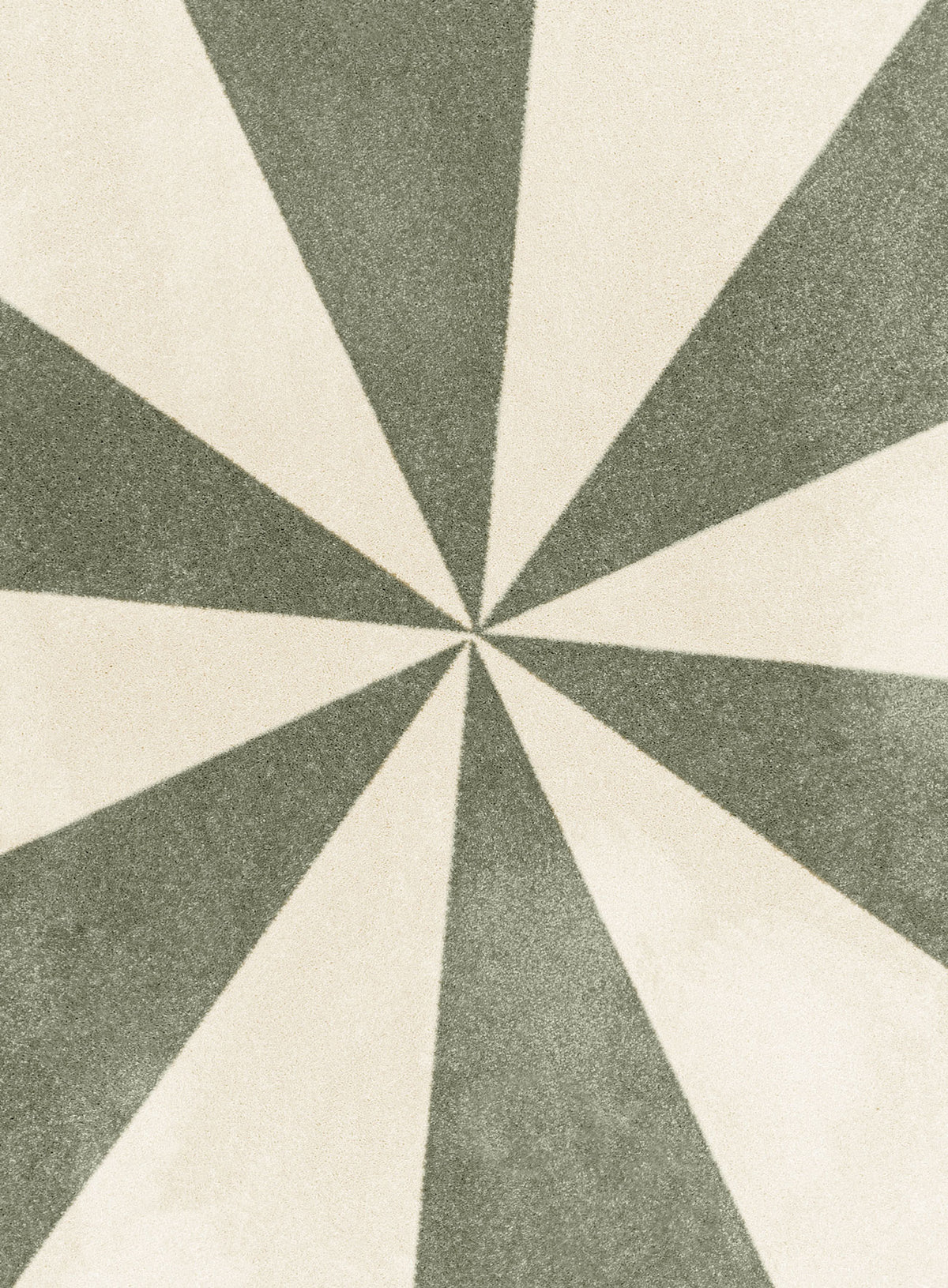 Mordi Green Pinwheel Round Rug
