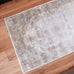 Morgan Beige and Brown Transitional Distressed Medallion Runner Rug
