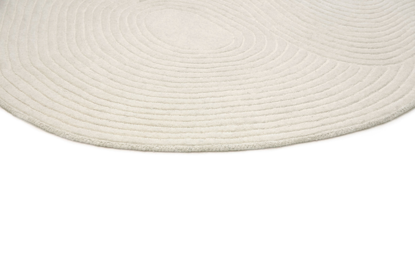 Nafiya Cream Modern Hand-Tufted Wool Rug