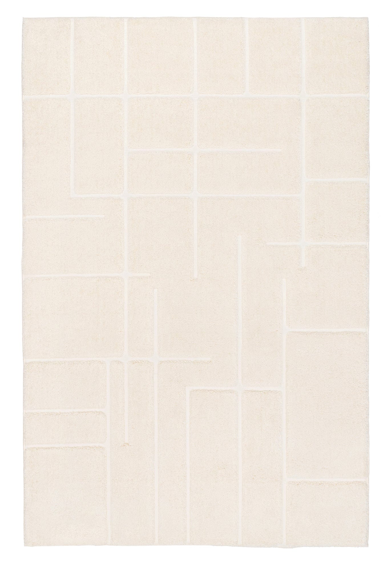 Nalu Ivory Geometric Rug