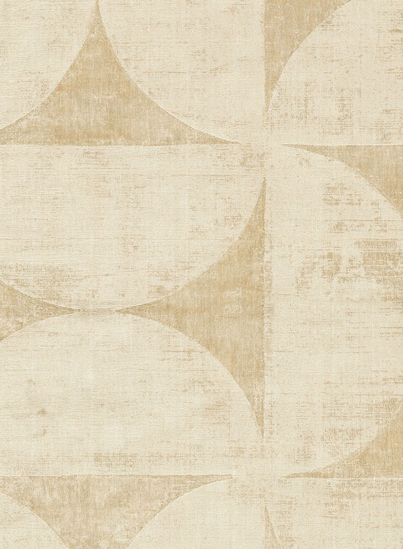 Nanika Cream Hourglass Viscose Rug