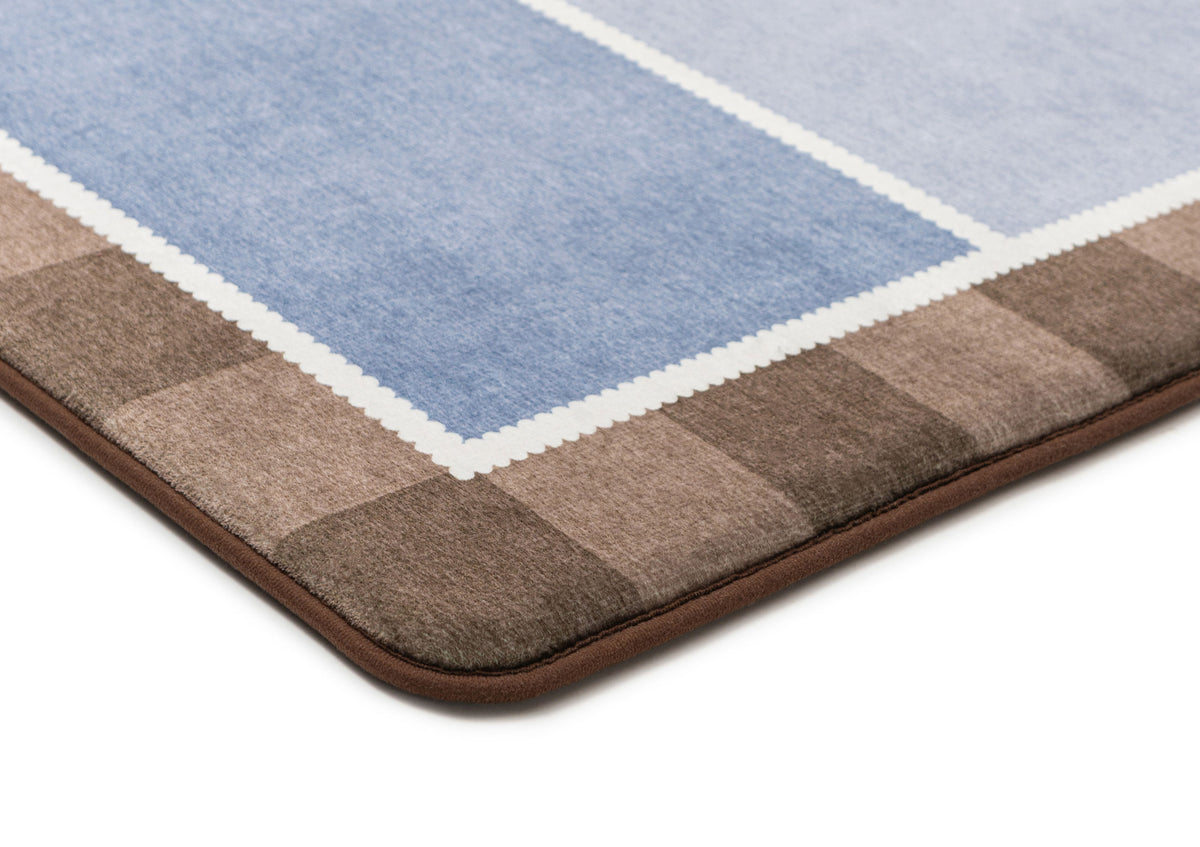 Nara Blue and Green Tennis Court Playmat